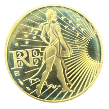 250 Euro Or - 2009 - Semeuse - sans écrin Monnaie de Paris