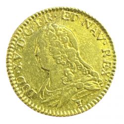 Louis XV - Louis d'or aux lunettes - 1736 9 Rennes - TB/TTB