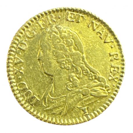 Louis XV - Louis d'or aux lunettes - 1736 9 Rennes - TB/TTB