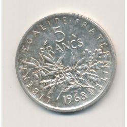 5 Francs Semeuse - 1968