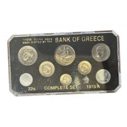 Grèce - Coffret 8 pièces - 1973 A