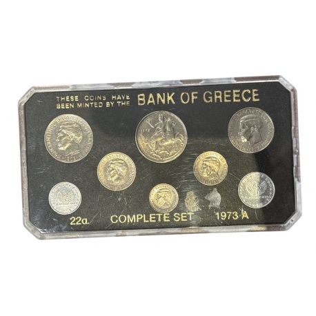 Grèce - Coffret 8 pièces - 1973 A