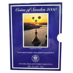 Suède - Coffret 4 monnaies + 1 médaille - 2000 - FDC