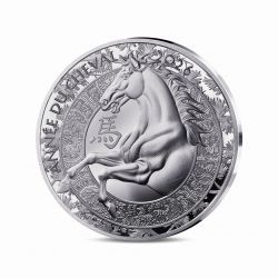 10 Euro 2025 - Année du cheval - Calendrier chinois - argent Belle épreuve