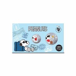 Cartelette duo - 10 et 50 Euro 2025 - Peanuts - argent 