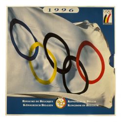 Belgique - Coffret BU 1996 - Jeux olympiques - 10 monnaies + 1 médaille
