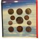 Belgique - Coffret BU 1992 - cosmonaute - 10 monnaies + 1 médaille