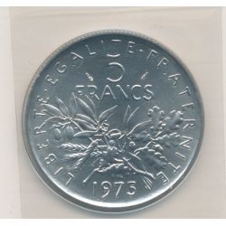 5 Francs Semeuse - 1975 - FDC