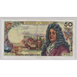 50 Francs Racine - 3.05.1973 - SUP