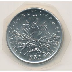 5 Francs Semeuse - 1980