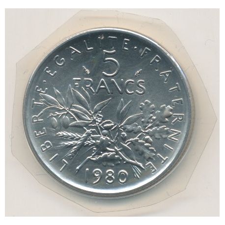 5 Francs Semeuse - 1980