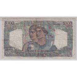 1000 Francs Minerve et hercule - 1.09.1949 - TTB