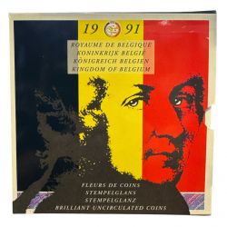 Belgique - Coffret BU 1991 - 11 monnaies