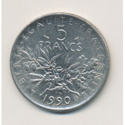 5 Francs Semeuse - 1990