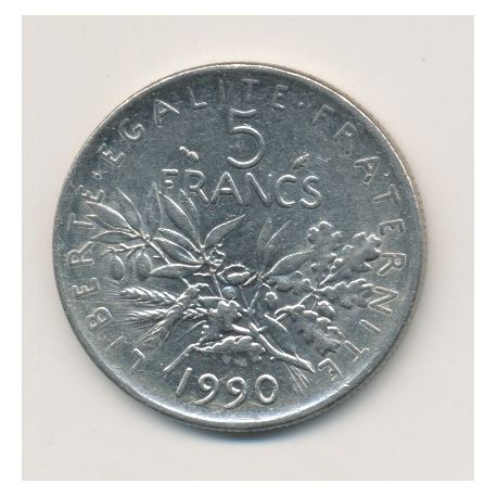 5 Francs Semeuse - 1990