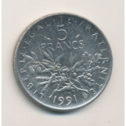 5 Francs Semeuse - 1991