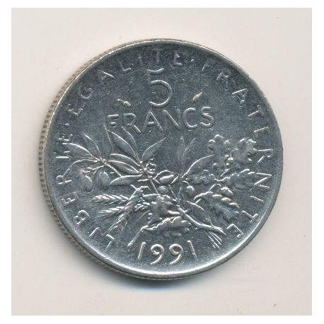 5 Francs Semeuse - 1991
