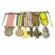 Barette 6 décorations - 1914-18 - WWI - réduction