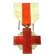 Médaille - Croix rouge - en émail rouge