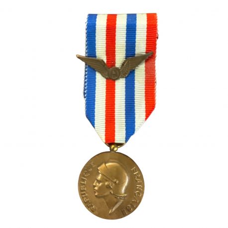 Médaille - Aéronautique - bronze - ordonnance