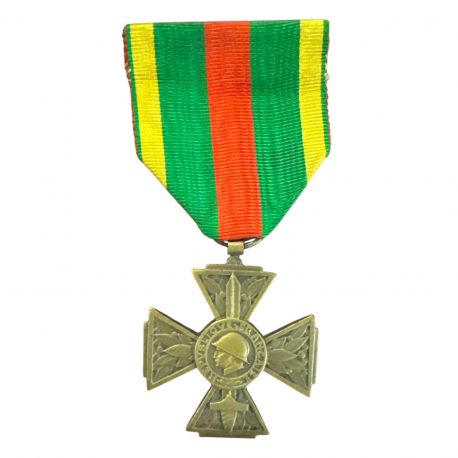 Médaille - Croix combattant volontaire - ordonnance