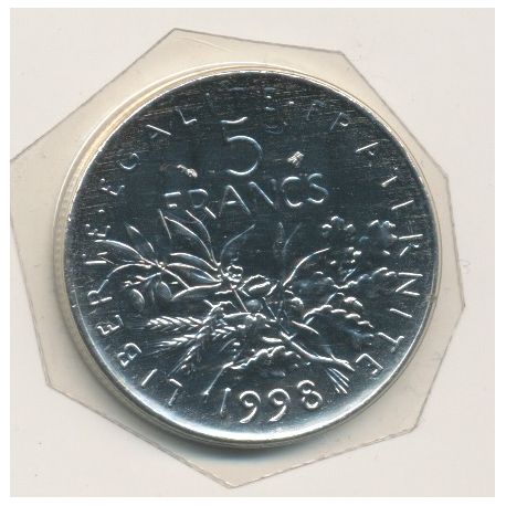 5 Francs Semeuse - 1998