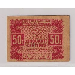 Maroc - 50 Centimes 1944 - SUP