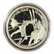 100 Francs - JO Albertville 1992 - Ski acrobatique 1990 - sans écrin ni certificat - argent BE - FDC
