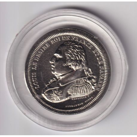 Médaille - Louis le désiré - Roi de France - cupronickel