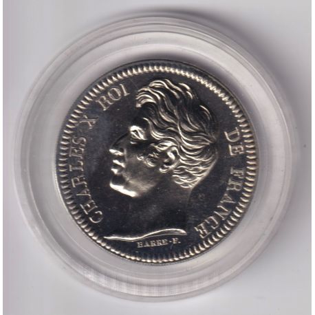 Médaille - Charles X - Roi de France - cupronickel