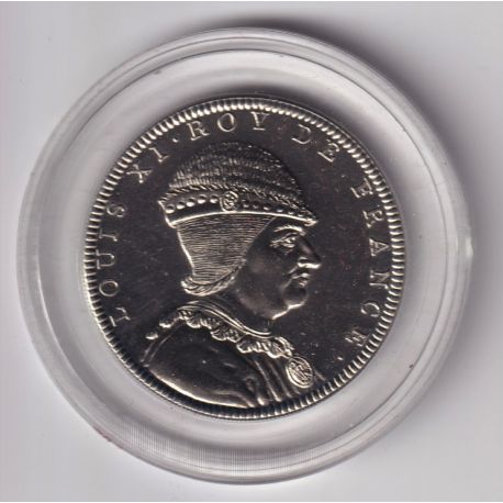 Médaille - Louis XI - Roi de France - cupronickel