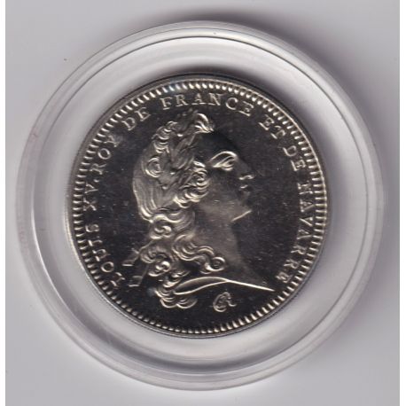 Médaille - Louis XV - Roi de France - cupronickel