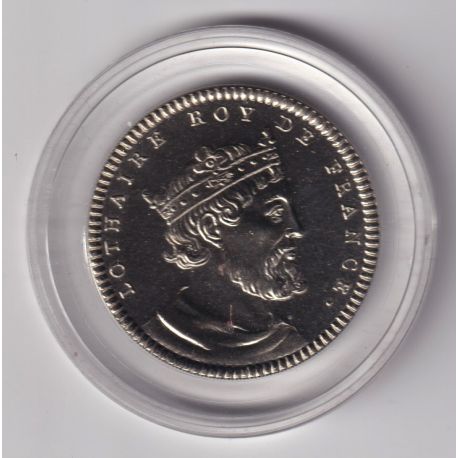 Médaille - Lothaire - Roi de France - cupronickel