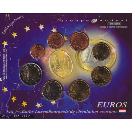 Pays-bas - Série 8 pièces - 2002