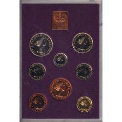 Angleterre - Coffret 8 monnaies - 1970 - FDC