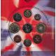 Angleterre - Coffret BU 9 monnaies - 2001 - FDC