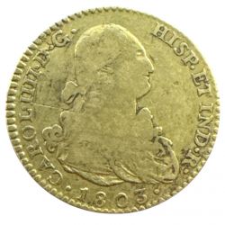 Espagne - 2 Escudos 1806 M Madrid - Charles IV - TB