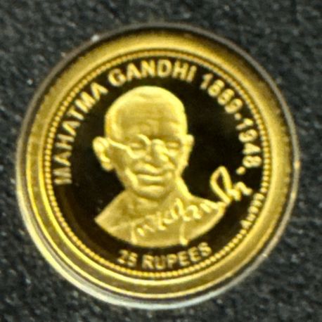 Seychelles - 10 Rupees 2013 - Gandhi - Or 0,5g 0,585 - FDC