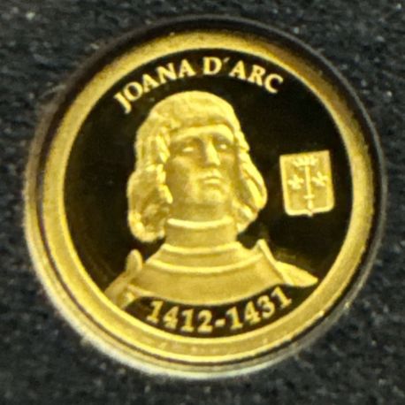 Andorre - 1 Diner 2012 - Jeanne d'arc - Or 0,5g 0,999 - FDC