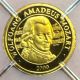 Médaille - Wolfgang amadeus Mozart - or 0,5g 0,585 - FDC