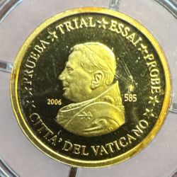 Médaille - Essai 2 Vatican - or 1,56g 0,585 - FDC