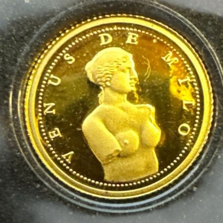 Andorre - 1 Diner 2008 - Vénus de Milo - Or 0,5g 0,999 - FDC