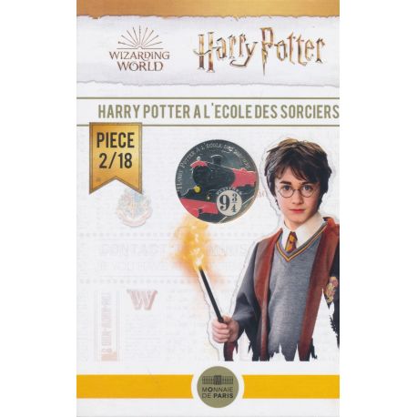 10 Euro Harry Potter 2021 - Harry Potter à l'école des sorciers - N°2 - argent