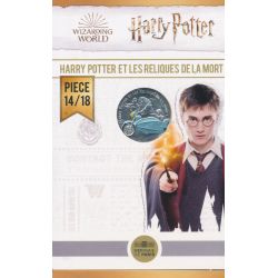 10 Euro Harry Potter 2021 - Harry Potter et les reliques de la mort 1 - N°14 - argent - Harry et Hagrid