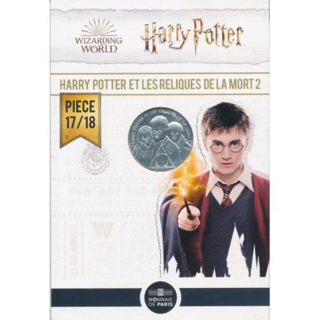 10 Euro Harry Potter 2021 - Harry Potter et les reliques de la mort 2 - N°17 - argent - Harry Hermione et Ron