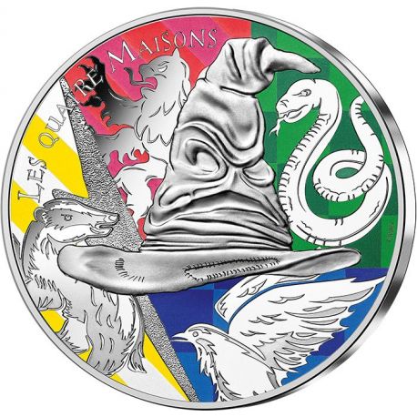 50 Euro 2021 - Harry potter et les quatre maisons - N°2/4 - argent