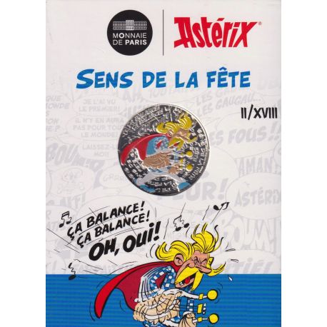 10 Euro 2022 - Assuranstourix - Sens de la fête - N°2/18 - argent
