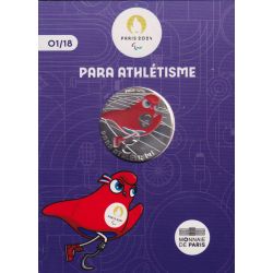10 Euro 2023 - Para athlétisme - N°1/18 - JO Paris 2024 - argent