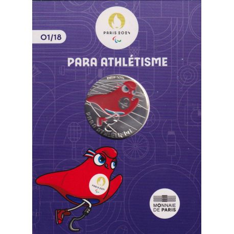 10 Euro 2023 - Para athlétisme - N°1/18 - JO Paris 2024 - argent