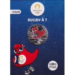 10 Euro 2023 - Rugby à 7 - N°3/18 - JO Paris 2024 - argent